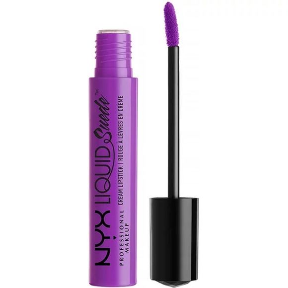NEW NYX Liquid Suede Lipstick Run the World Purple‎ - Picture 1 of 3